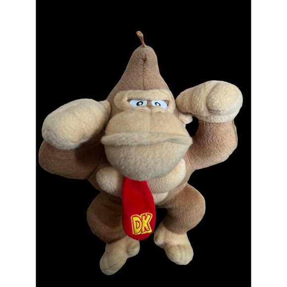 DK Donkey Kong 10” Plush By The Goodstuff Officially Licensed Super‎ Mario - Picture 1 of 6